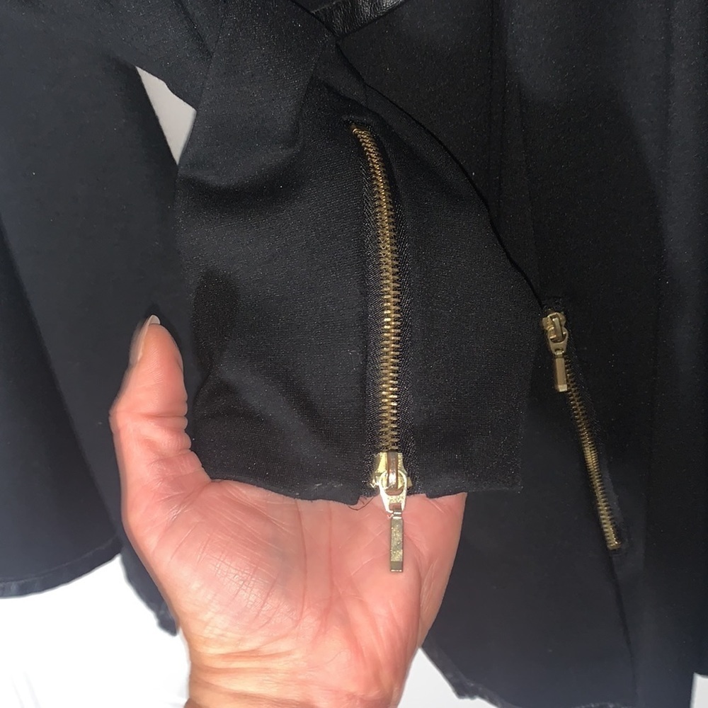 INC International Concepts Black Jacket L - Picture 4 of 8